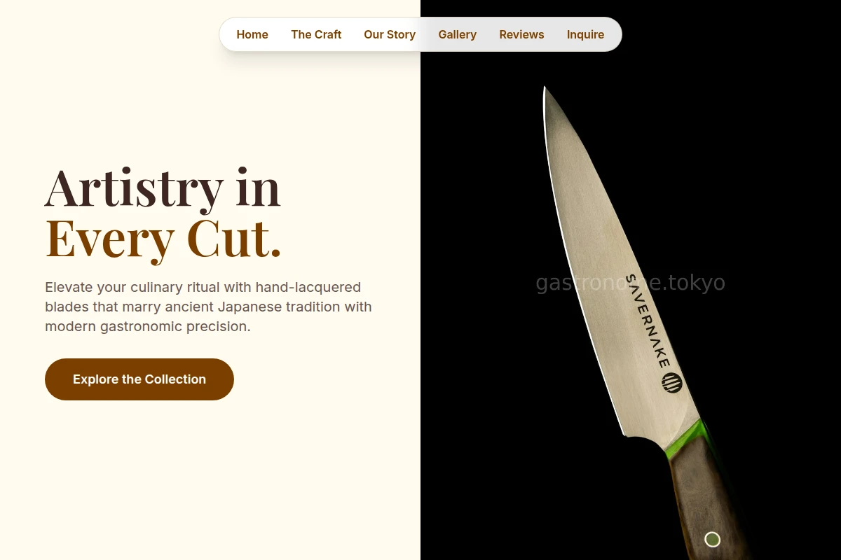 Lacquer Chef Knife
