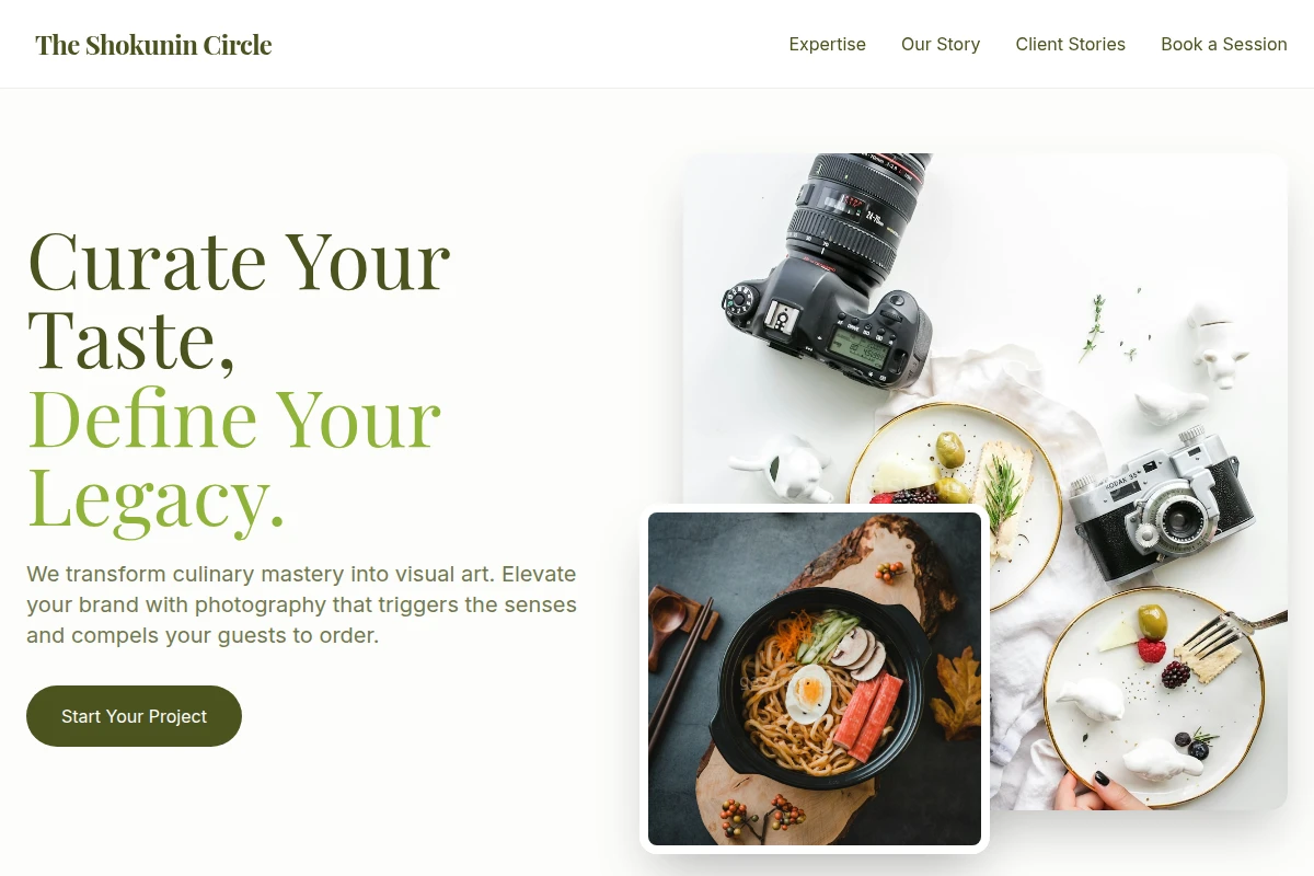 Studio Food Photography