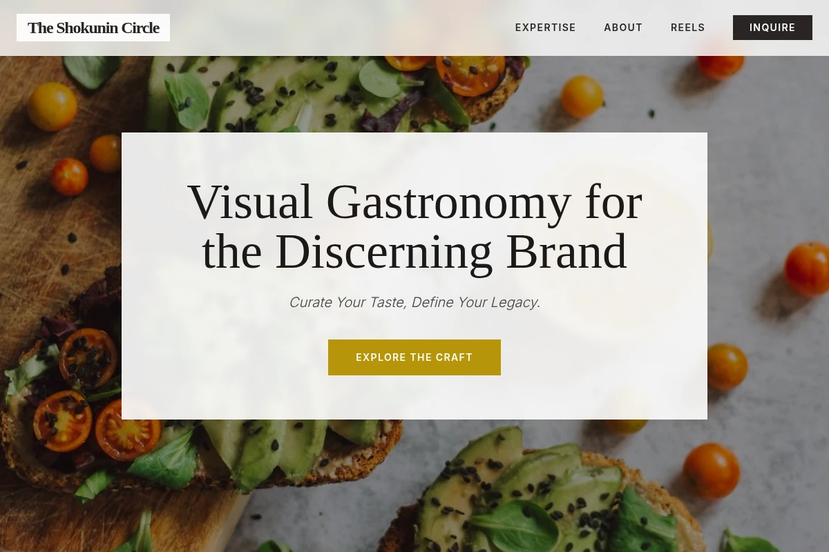 Artisan Food Photography