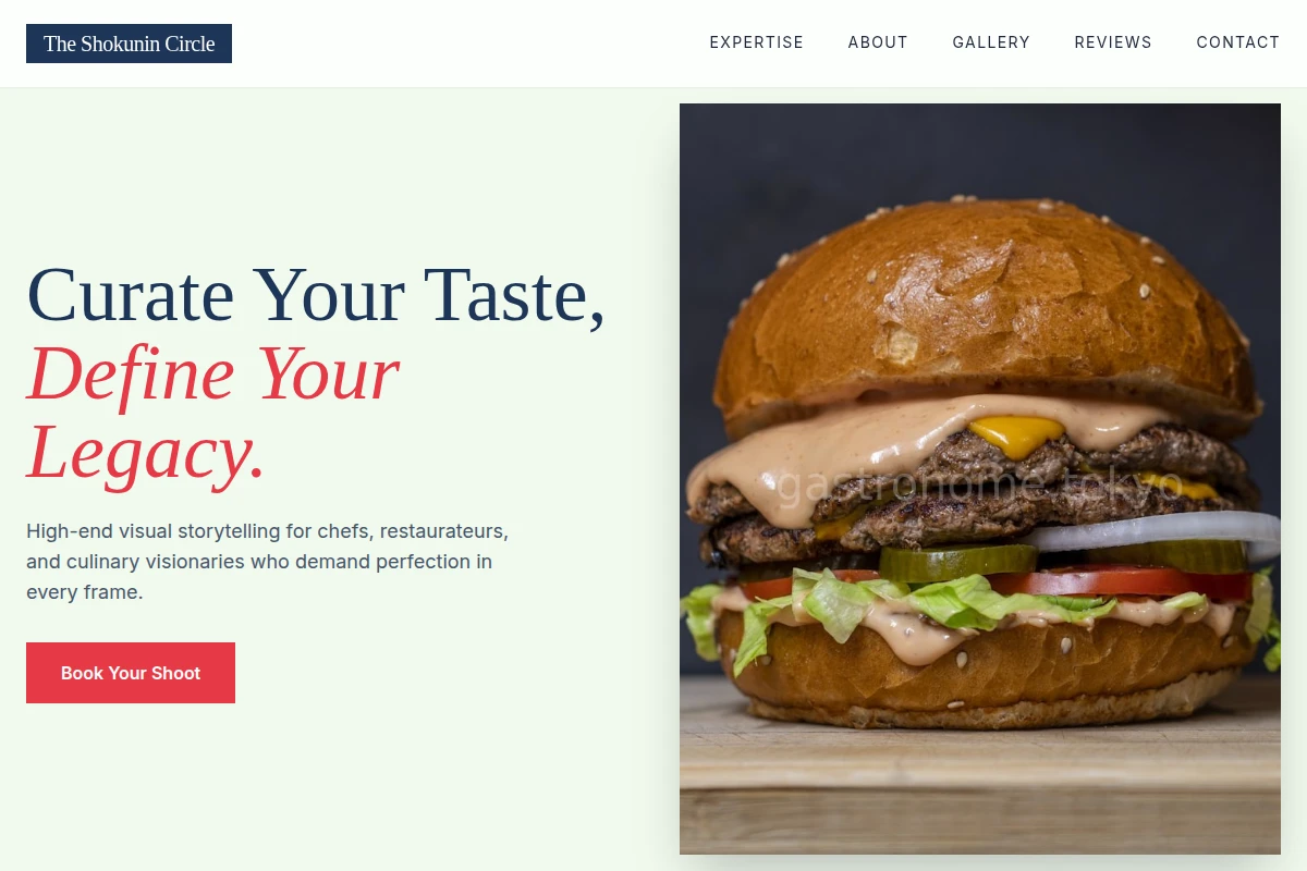 Private Food Photography
