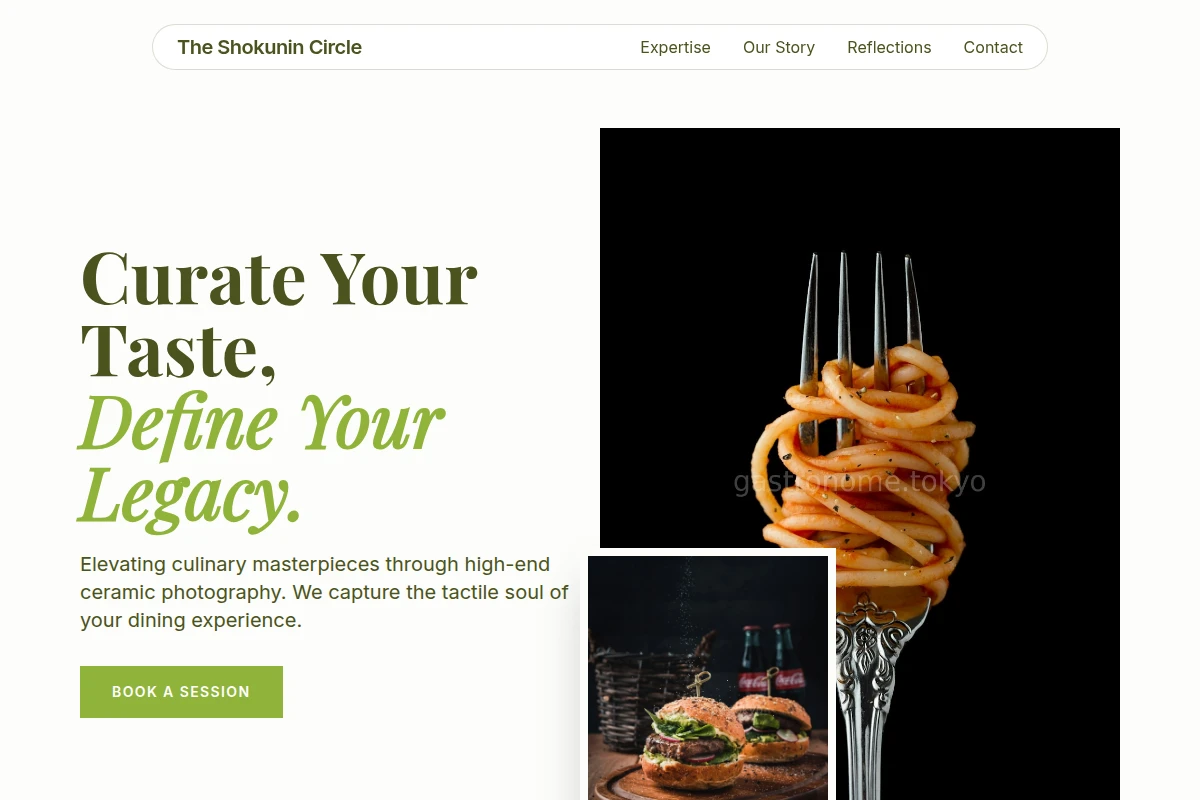 Ceramic Food Photography