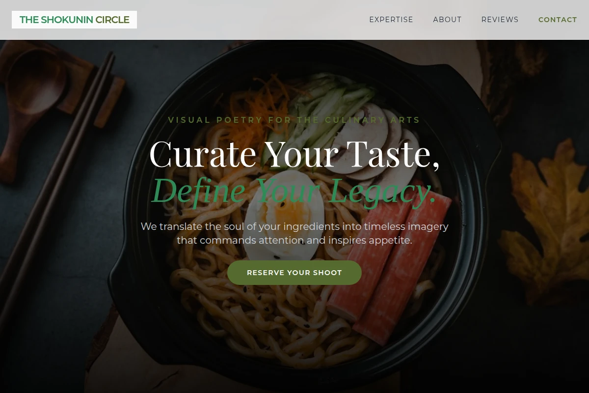 Zen Food Photography