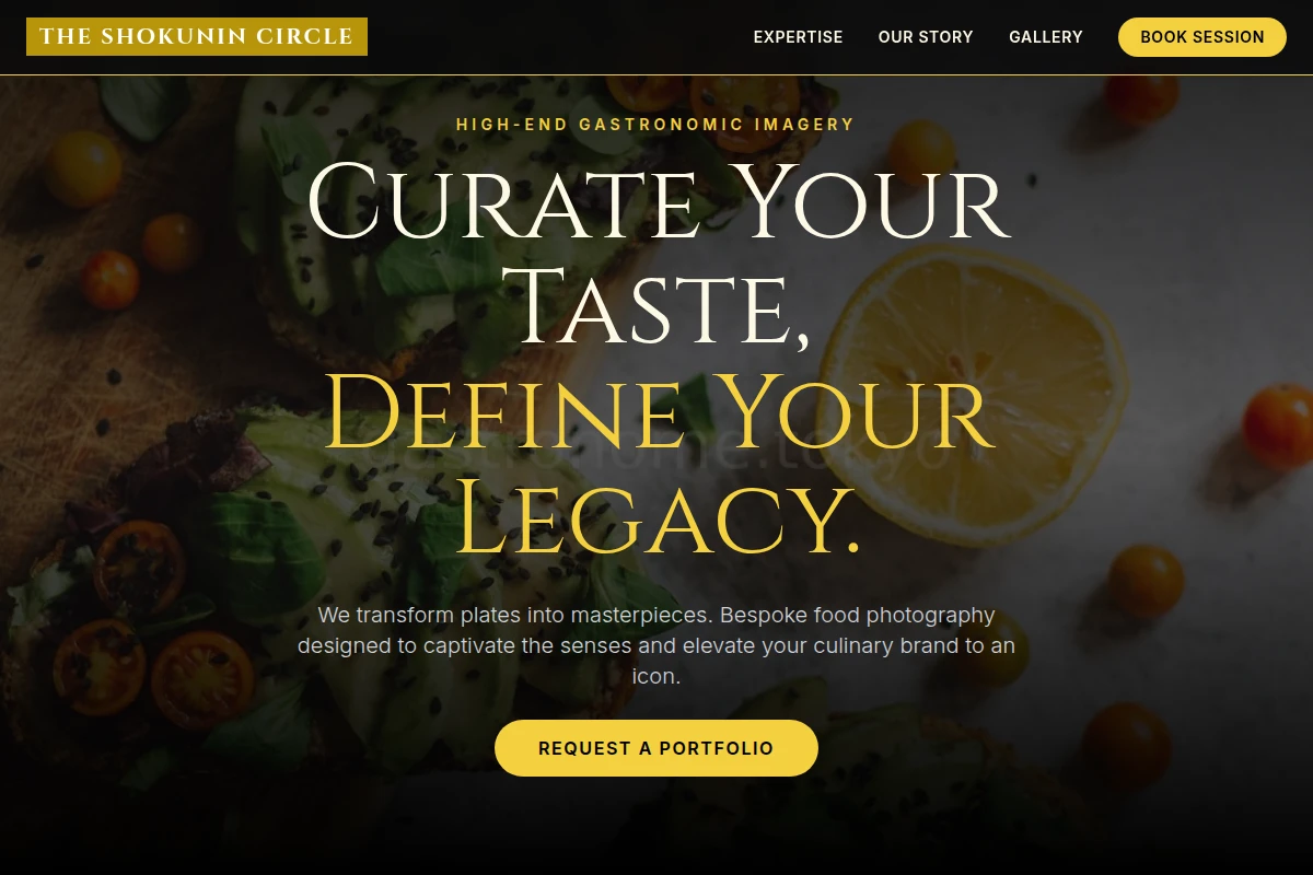 Bespoke Food Photography