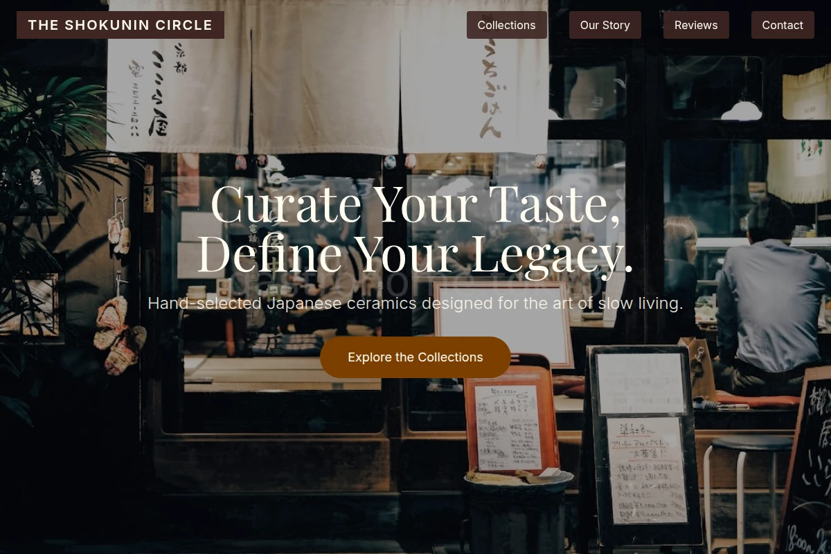 Ceramic Japanese Food