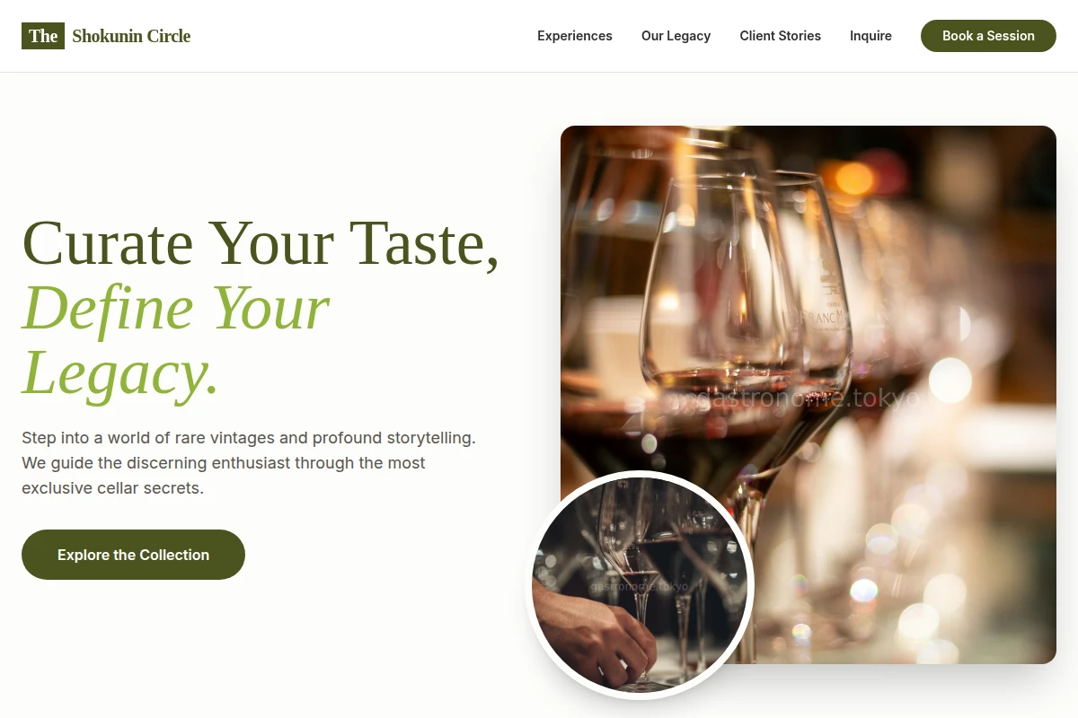 Curated Wine Tasting