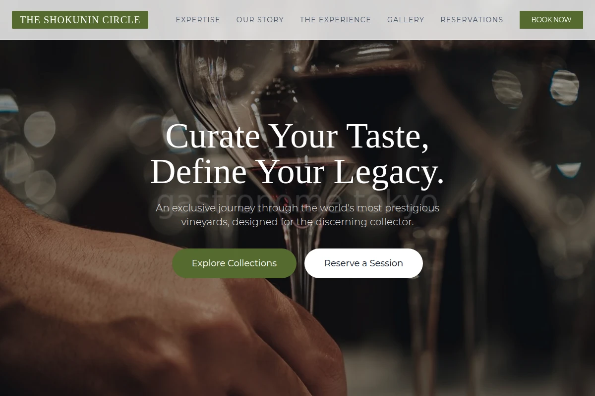 Reserve Wine Tasting